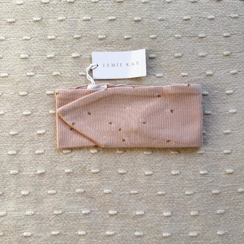 NWT Jamie Kay Organic Cotton Lilian Headband in Annie Ditzy Floral Size: Child